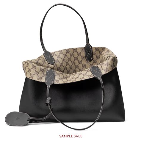 reversible tote gucci outlet|gucci reversible leather tote.